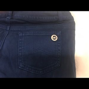 Michael Kors Dark Blue Jeans sz 4 Skinny MK Pants